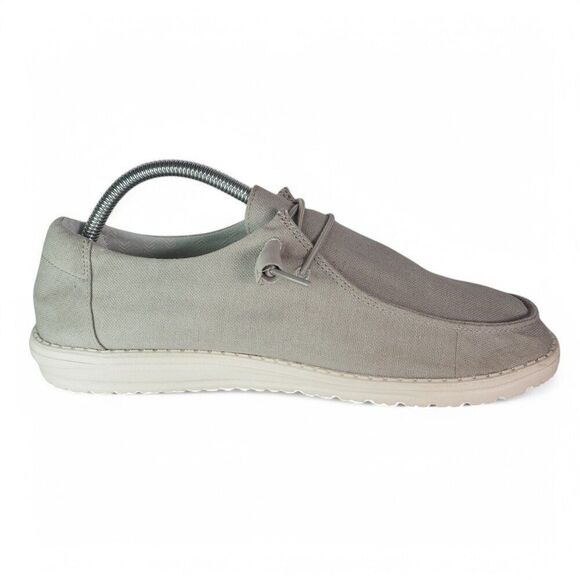 Hey Dude Wendy "Chambray Light Grey" Slip-on Comfort Shoes Women's 11 - Picture 7 of 12